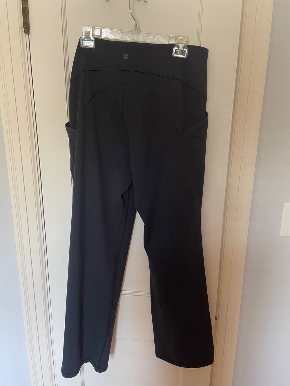 all in motion Black and Navy Boot-Cut Active Pants - 2 pairs for one price - Picture 4 of 6